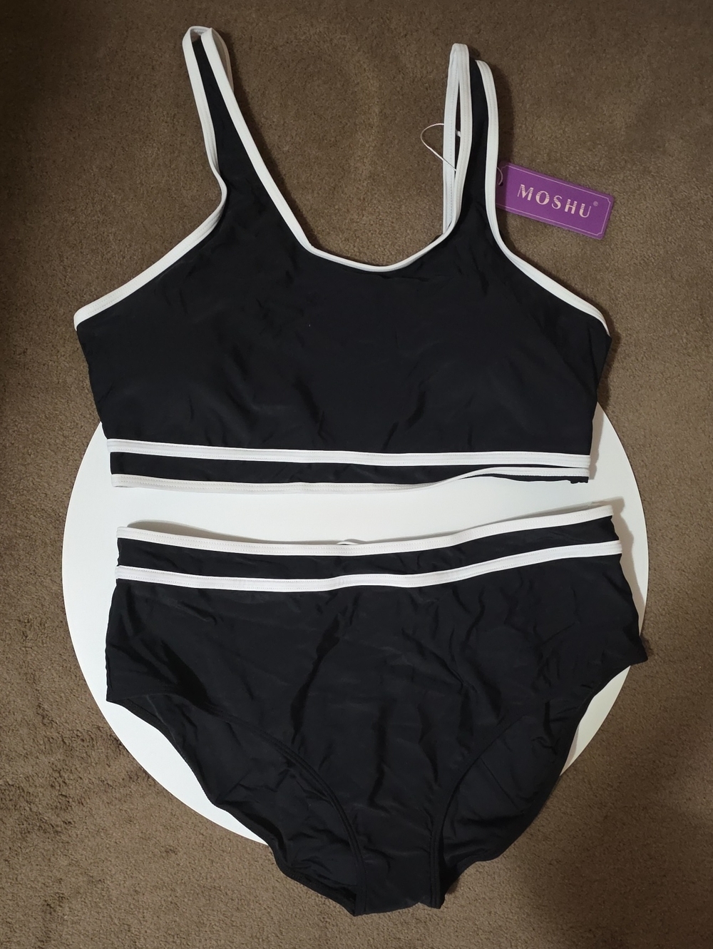 Black & White Sport Bikini Set